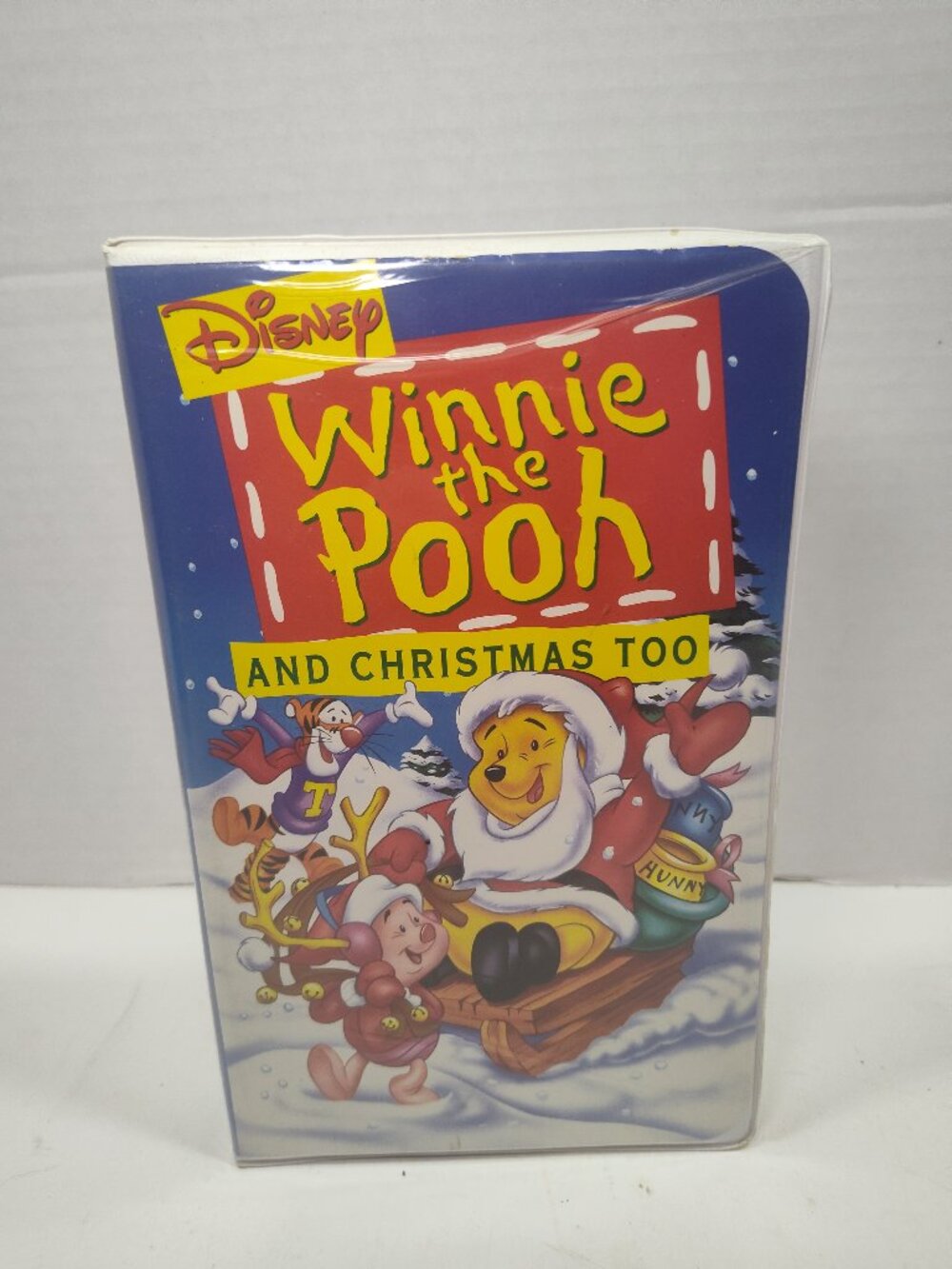 Winnie the Pooh and Christmas Too VHS Disney 1994 Clamshell Tested
